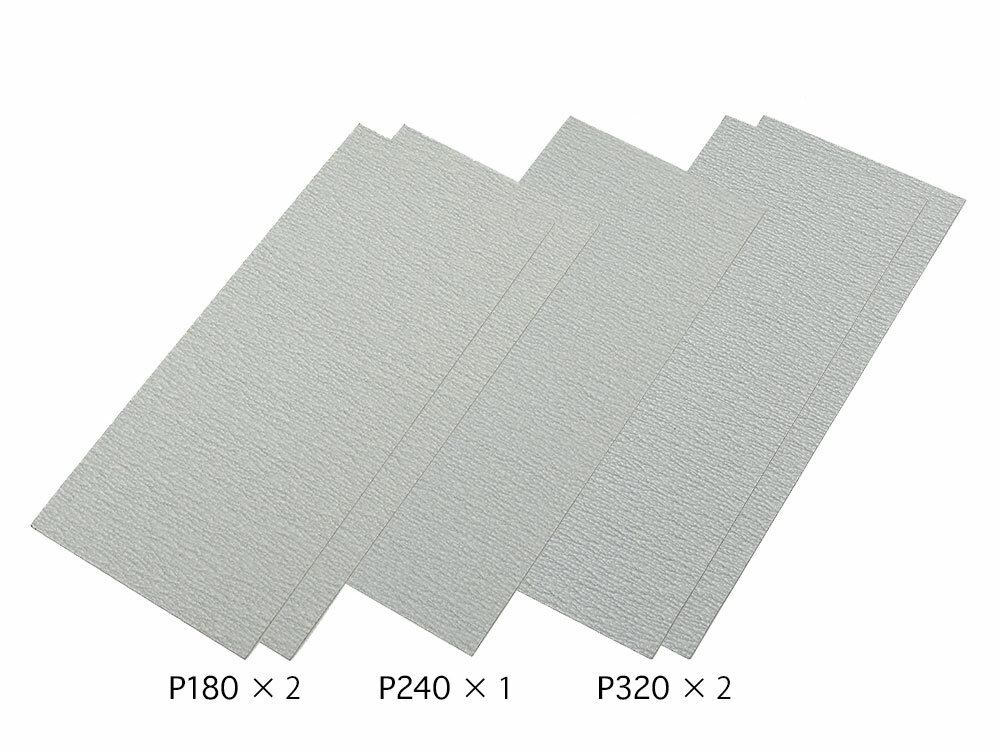 Tamiya Finishing Abrasives (Medium Set) Clog Resistant Type 87009