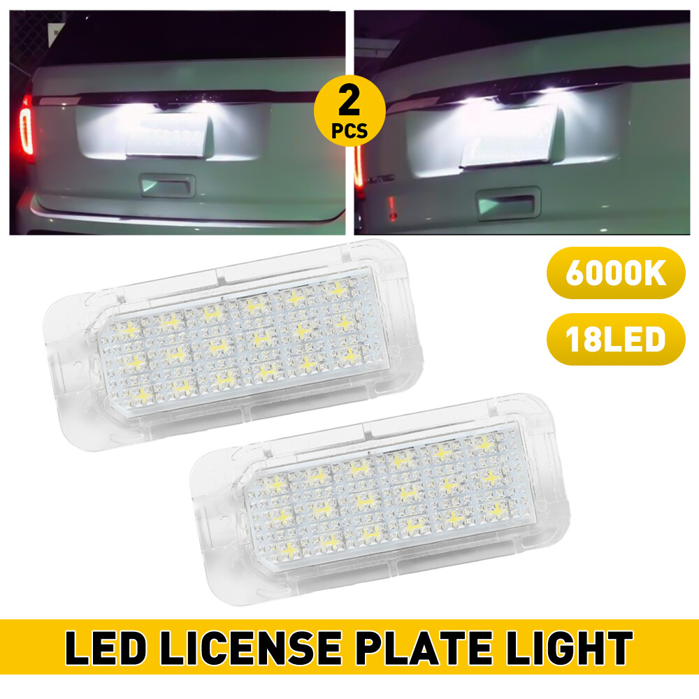 2x For Ford Escape 2013-19 LED License Plate Light Tag Lamp Assembly Replacement