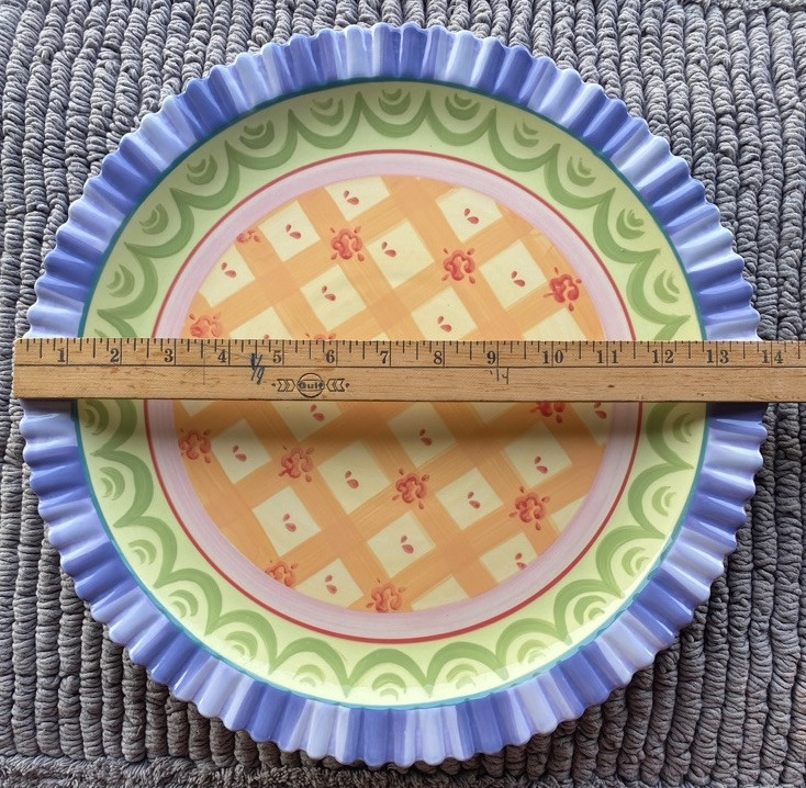 Pfaltzgraff CUPCAKE CAFE Large Serving Platter, Whimsical Pastel design, Retired