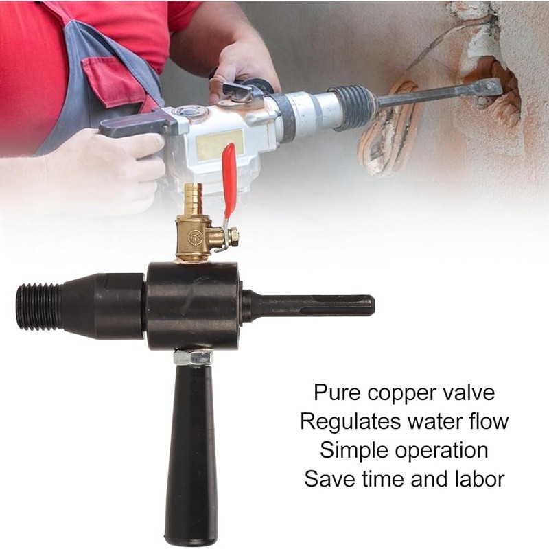 Electric Hammer Water Drill Adapter Pure Copper Efficient Multi-Purpose Tool New