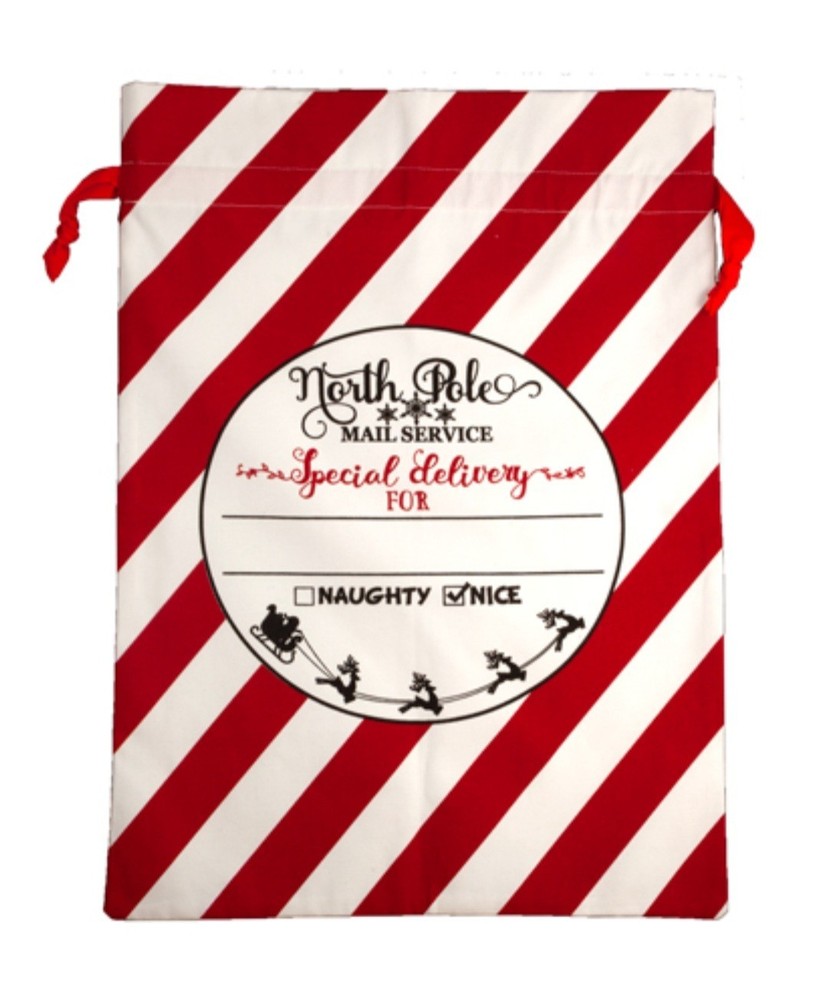 Santa Sack for Gifts/Toys - RED - Brand New - Customization Available