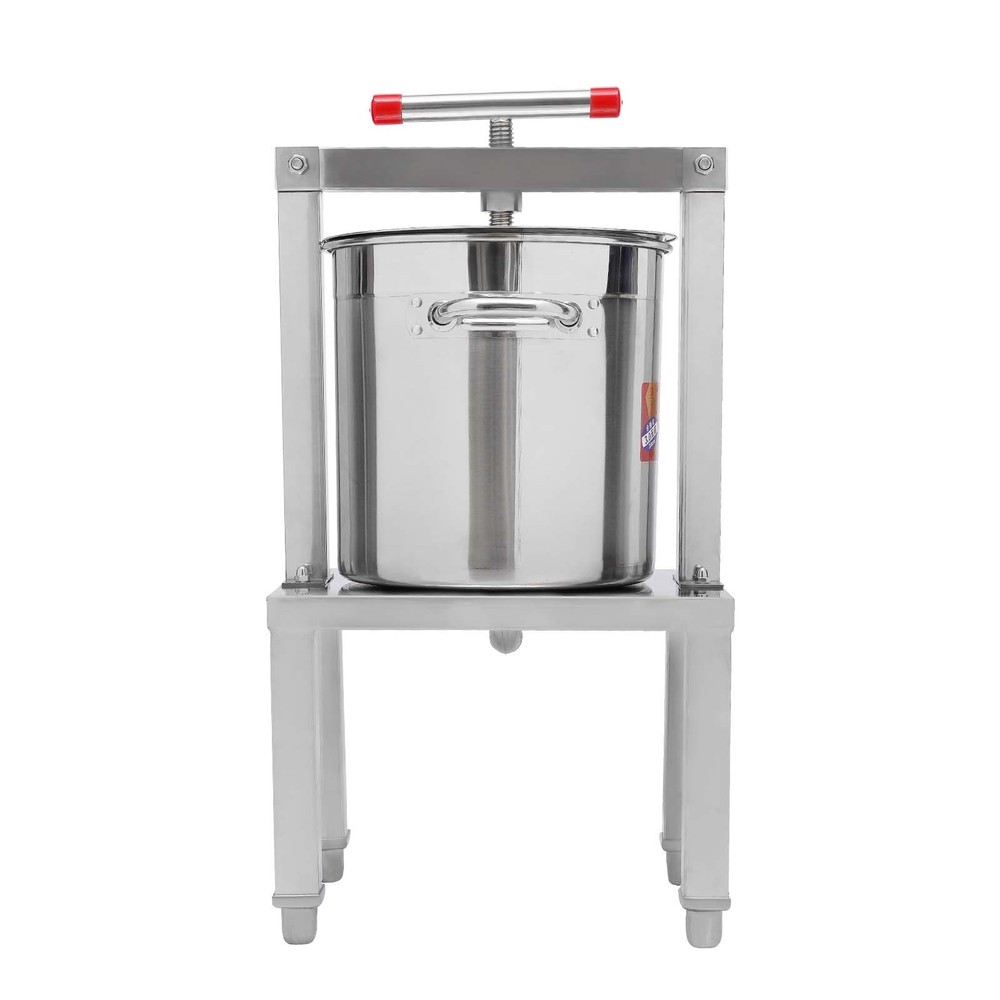 Large Manual Fruit Honey Presser Cider Wine Grape Apple Press Extractor For Wine