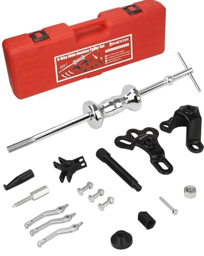 9-Way Slide Hammer Puller Set, Front Wheel Hub Remover & Rear Wheel Axle