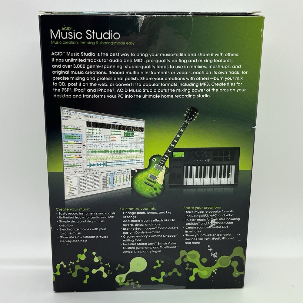 SONY ACID MUSIC STUDIO Version 8 **FAST SHIPPING**