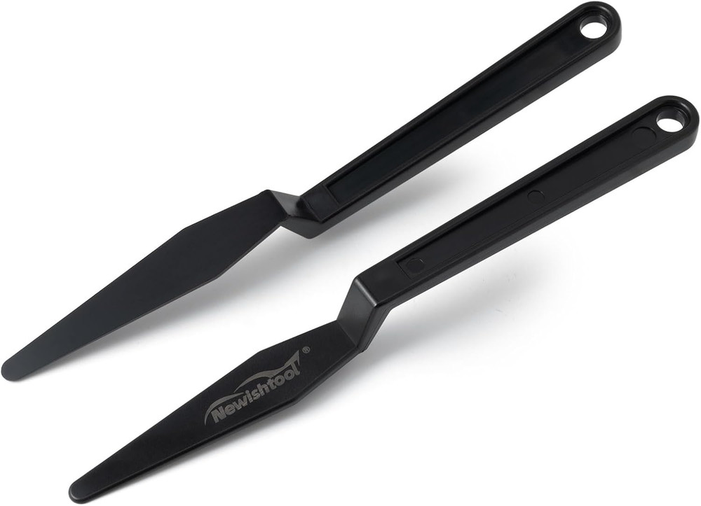 NEWISHTOOL Window Tint Tool, 5 PCS Black Corner Squeegee with Long Handle and Fl