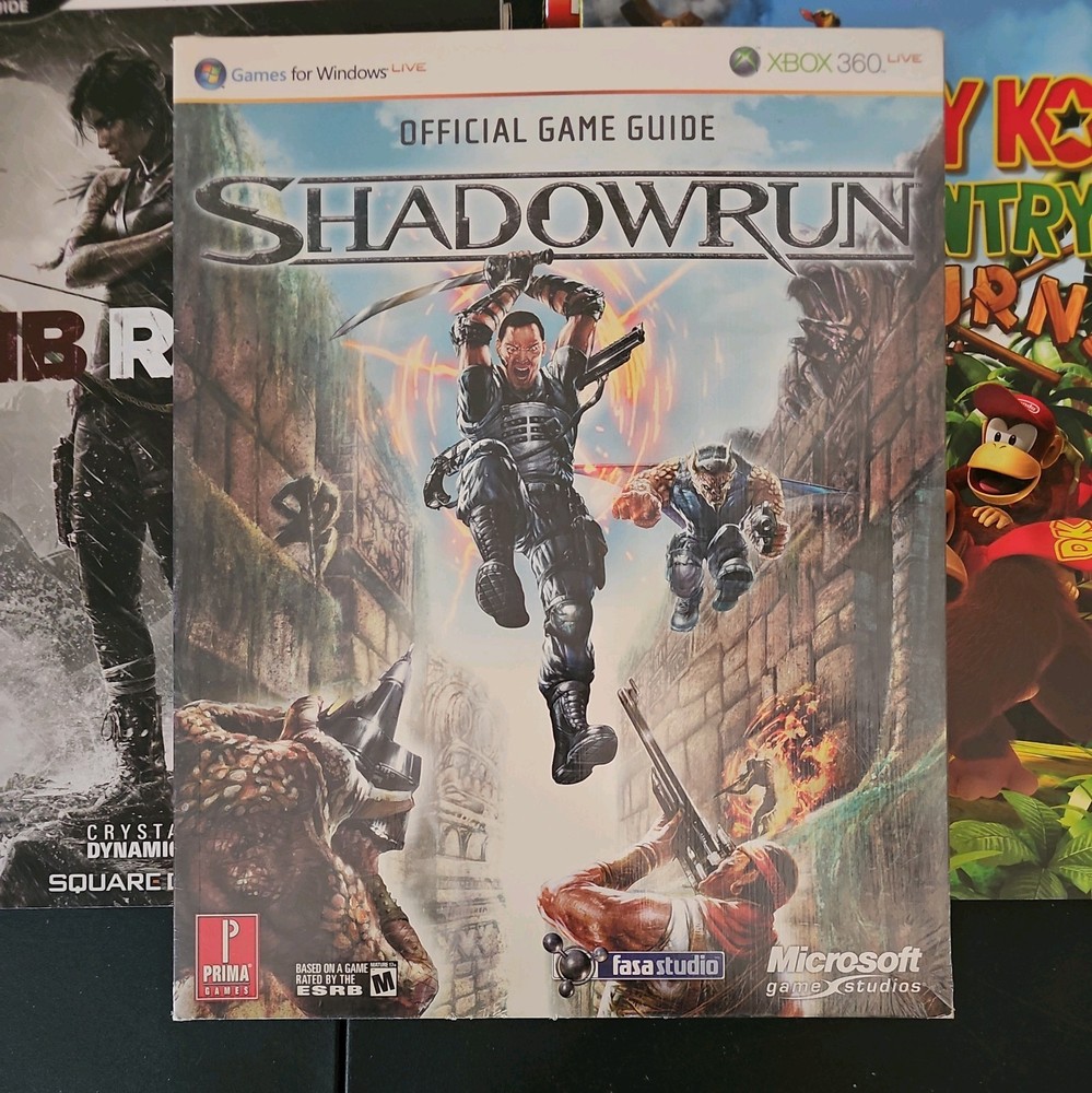 Shadowrun Official Strategy Guide Book Xbox 360 Brand New & Sealed