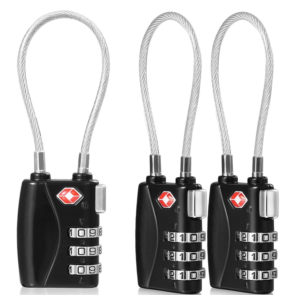 [Newest] [Alloy] TSA Luggage Lock Security Padlock for Travel Suitcases Bag Case