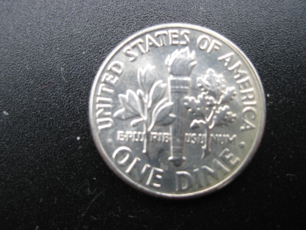 1949 Roosevelt Dime Gem BU+++ with FTB! Nicely toned #1242607