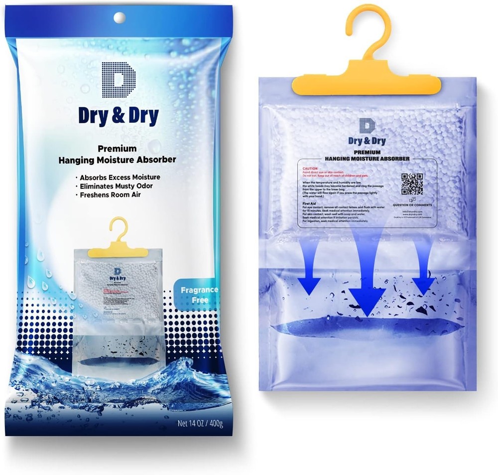 12 Pack Dehumidifiers 7 OZ for Basements & Closets - Fresh Air Solution