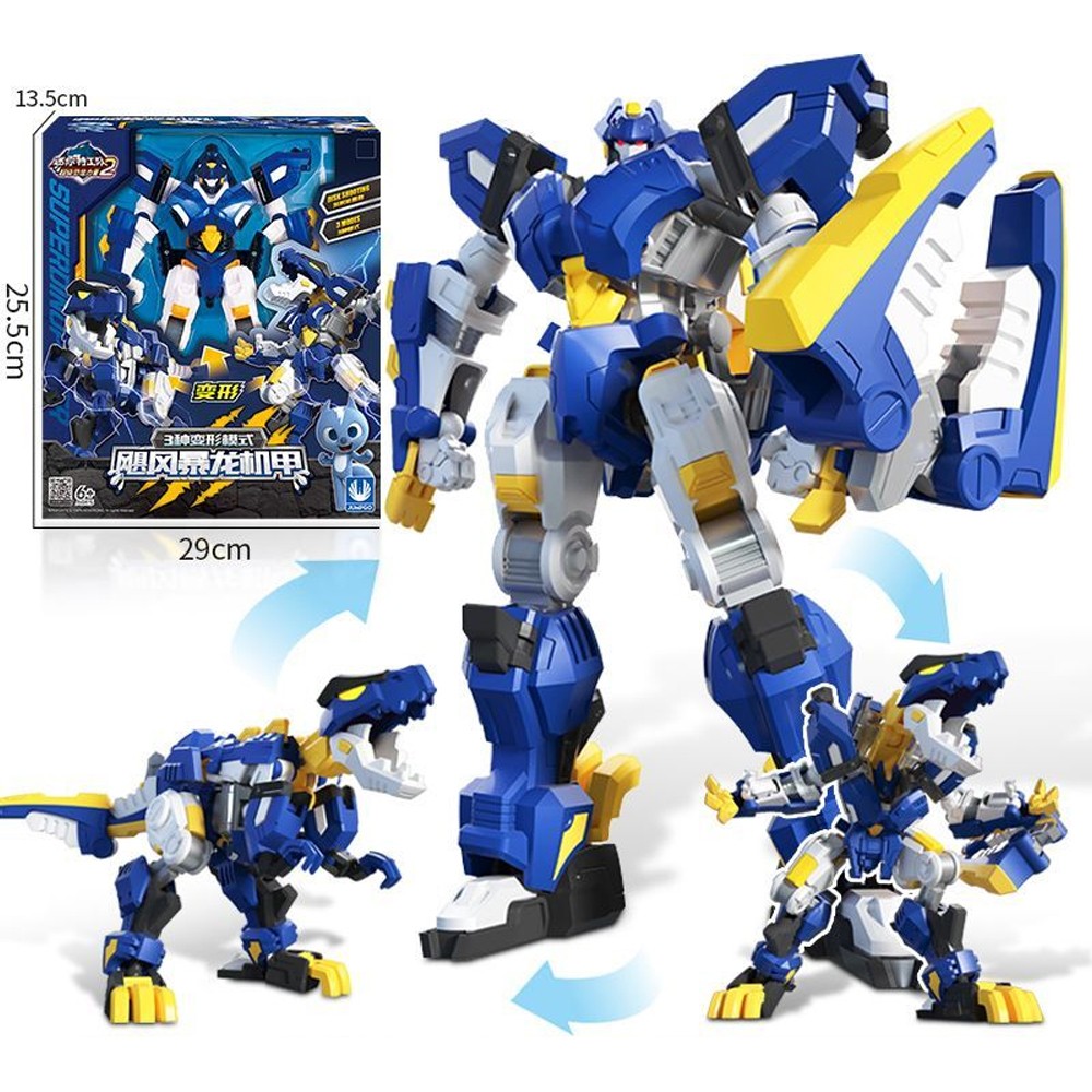 Miniforce Super Dino Power 2 TARBO STORM T-Rex Dinosaur Transform Robot Figure