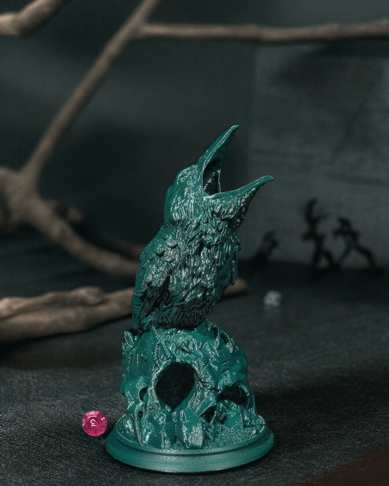 Raven Dice Tower Dice Roller Dice Tray DnD RPG Tabletop Terrain Miniature
