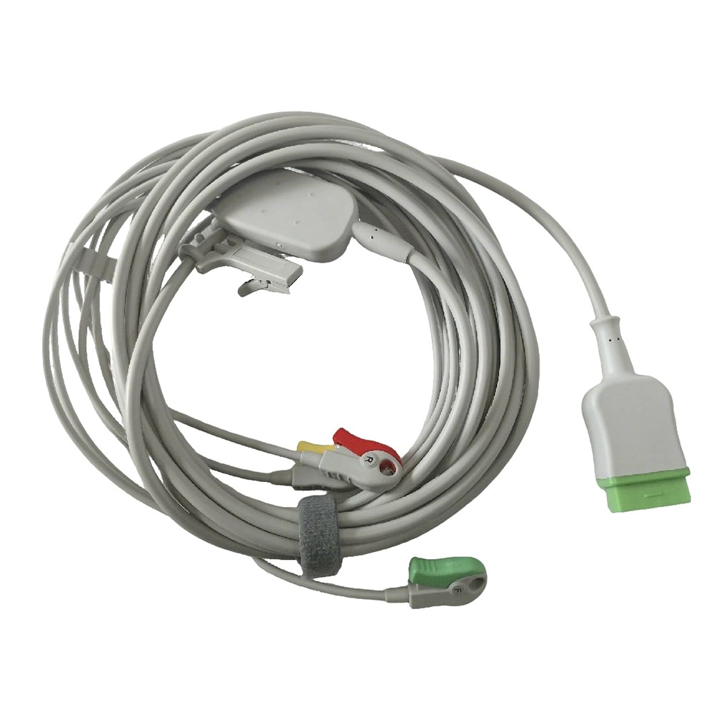 2021141-002 for GE 3-lead ECG Cable 3.6m