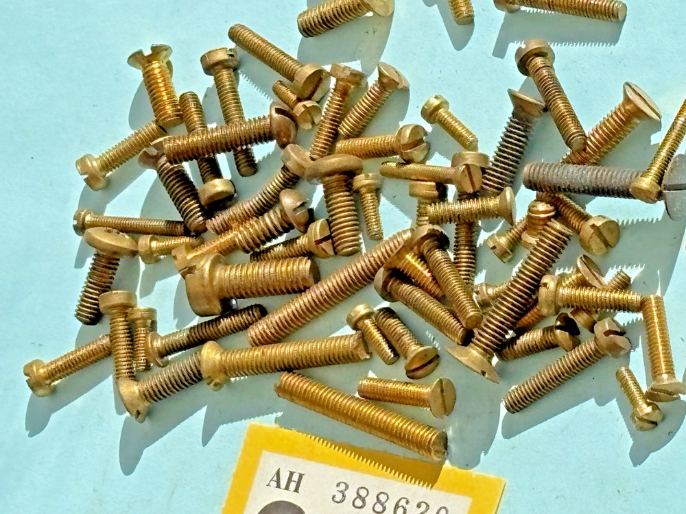 Clock brass Screws Bolts BA mix size model engineer steam engine Clock Maker