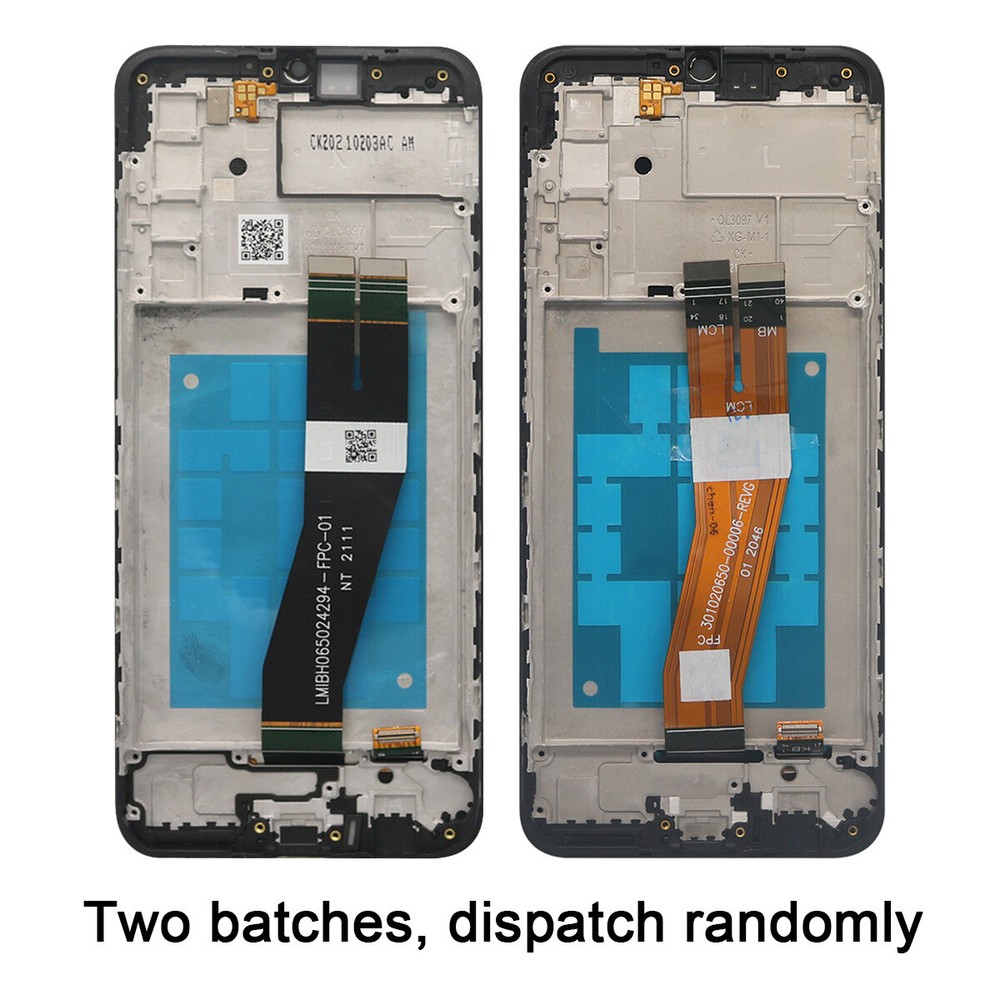 For Samsung Galaxy A02S A025a A025U A025A LCD Display Touch Screen Frame Replace