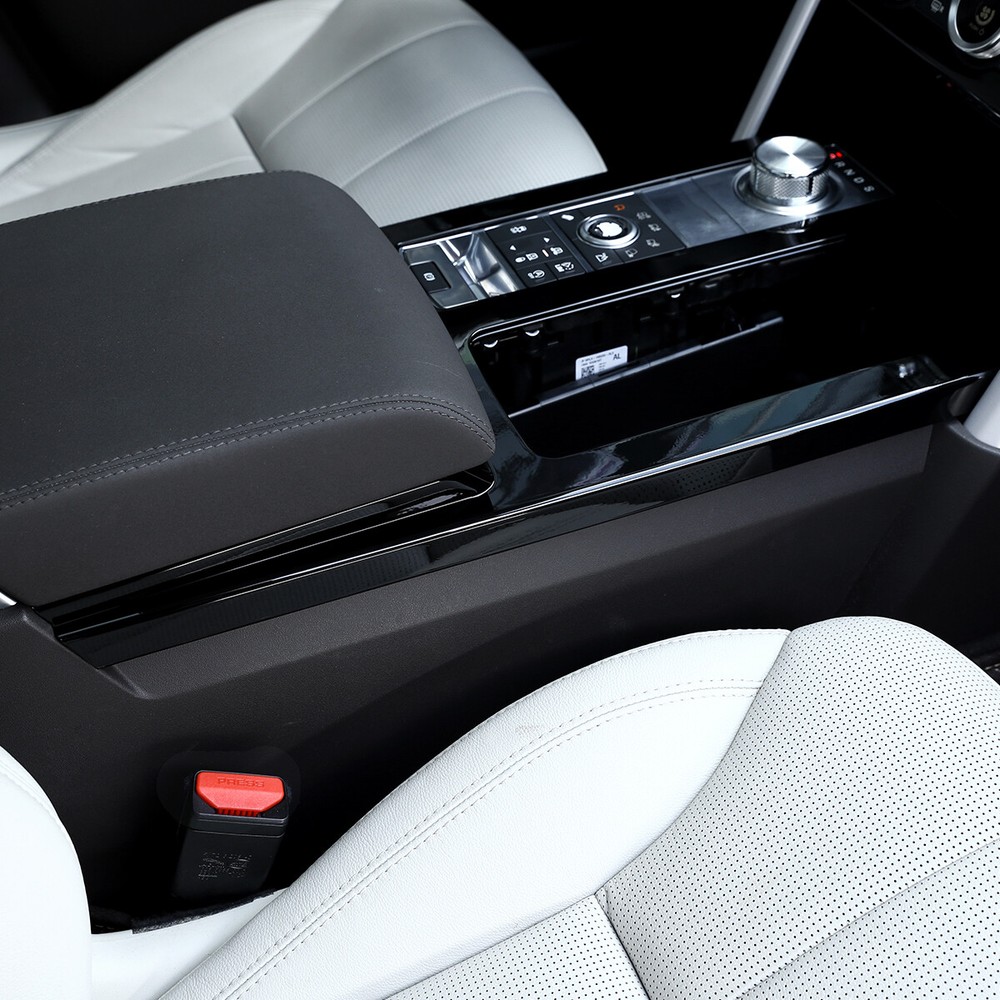 For Land Rover Discovery 5 2017-2020 Black Central Console Gear Shift Frame Trim