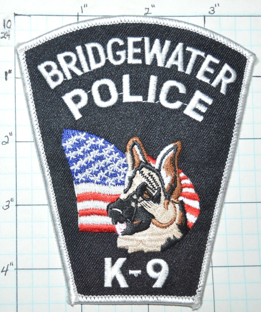 MASSACHUSETTS, BRIDGEWATER POLICE DEPT K9 PATCH