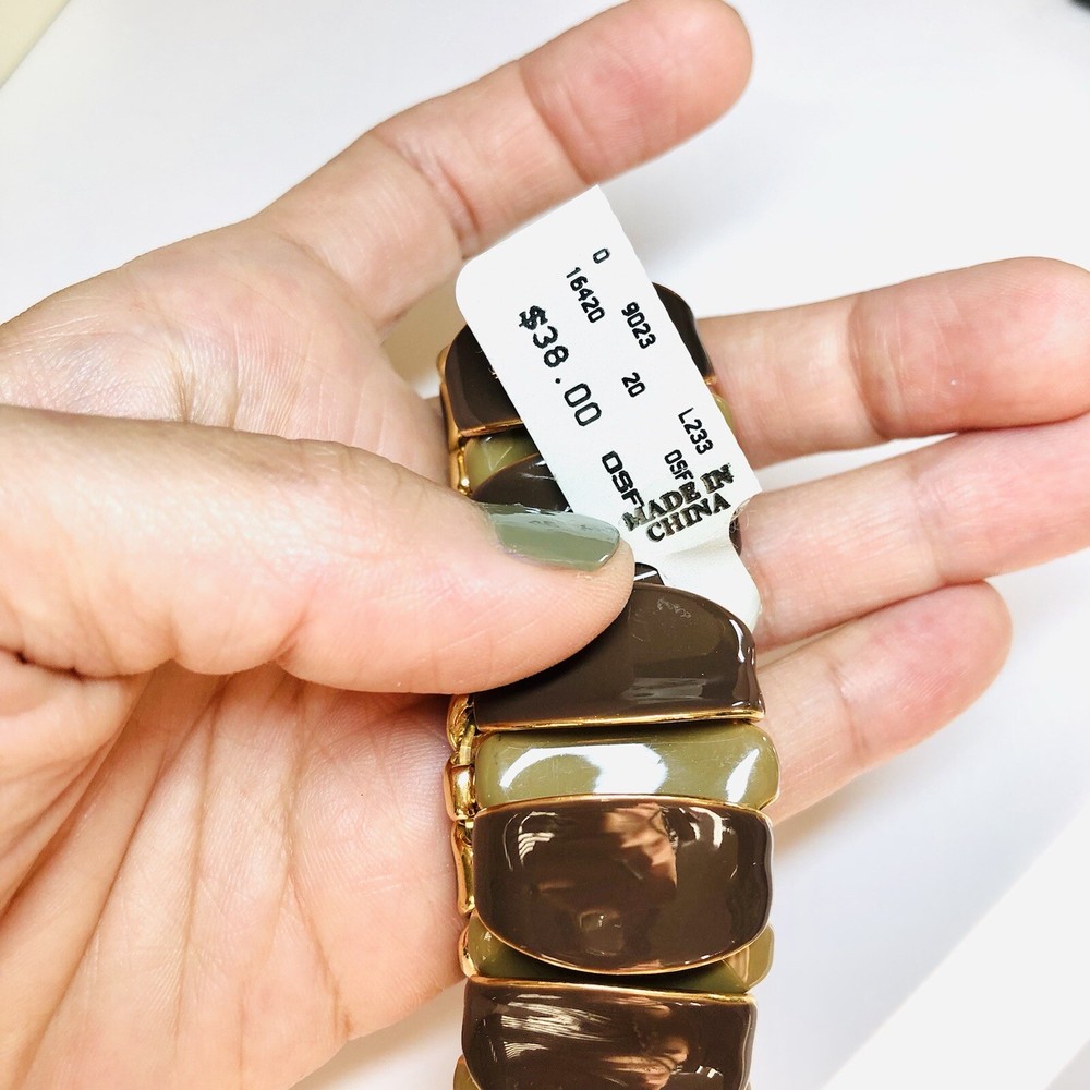 VTG Cache Enamel Stretch Bracelet NWT