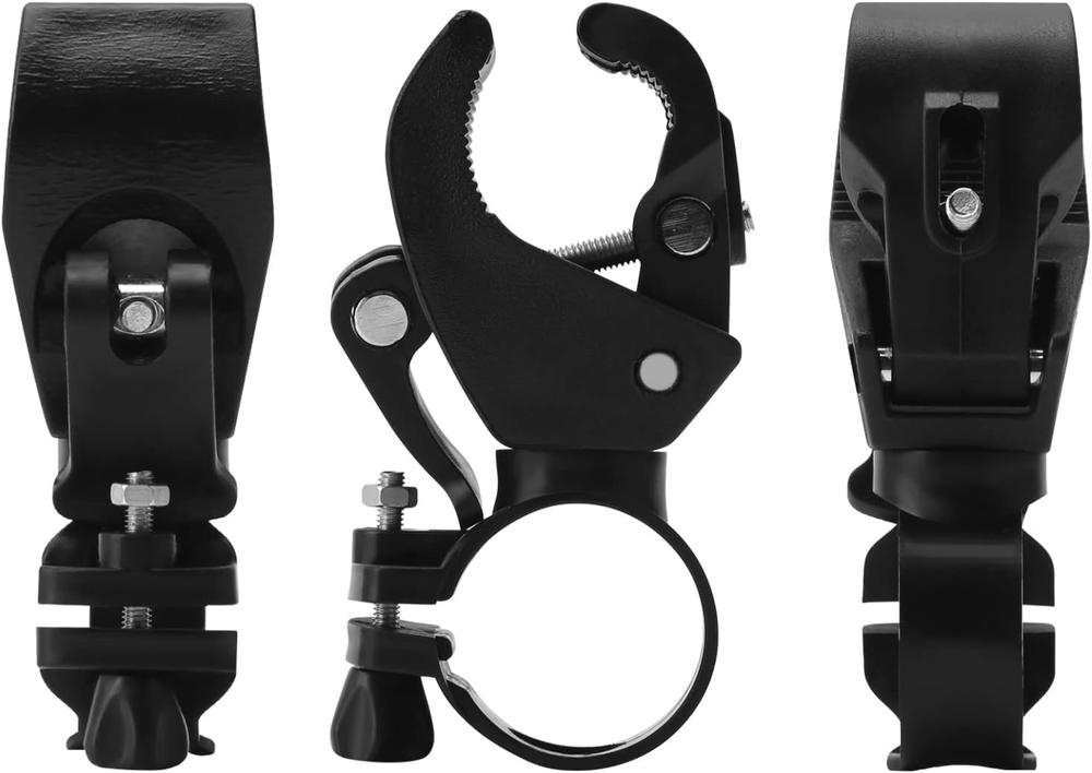 Bike Light Mount Handlebar Bicycle Flashlight Holder Mounting Bracket Torch Clip