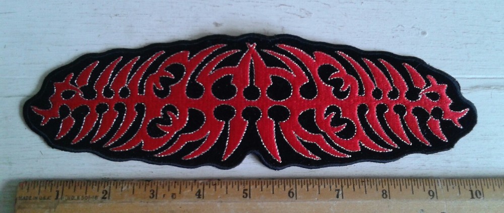 Tribal Design Patch Motorcycle Biker Vest Jacket 10" Iron On