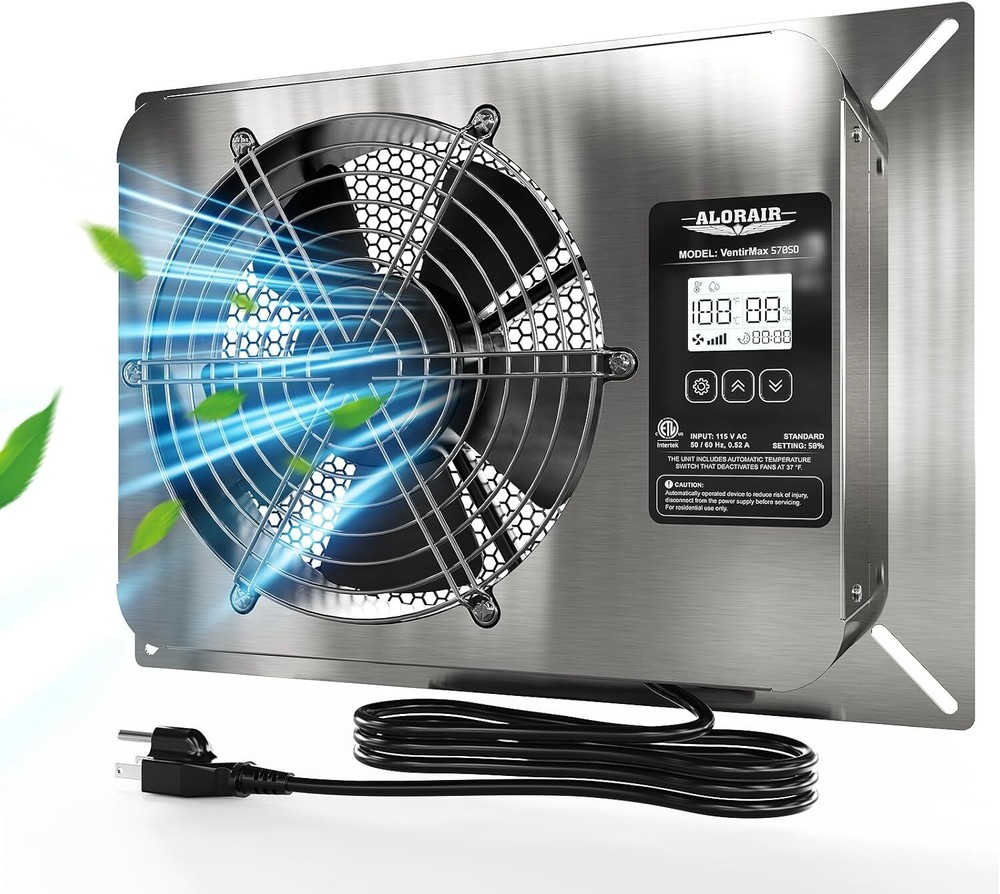 ALORAIR VentirMax 570SD Ventilation Fan for Crawl Space, Basement, Garage, Attic
