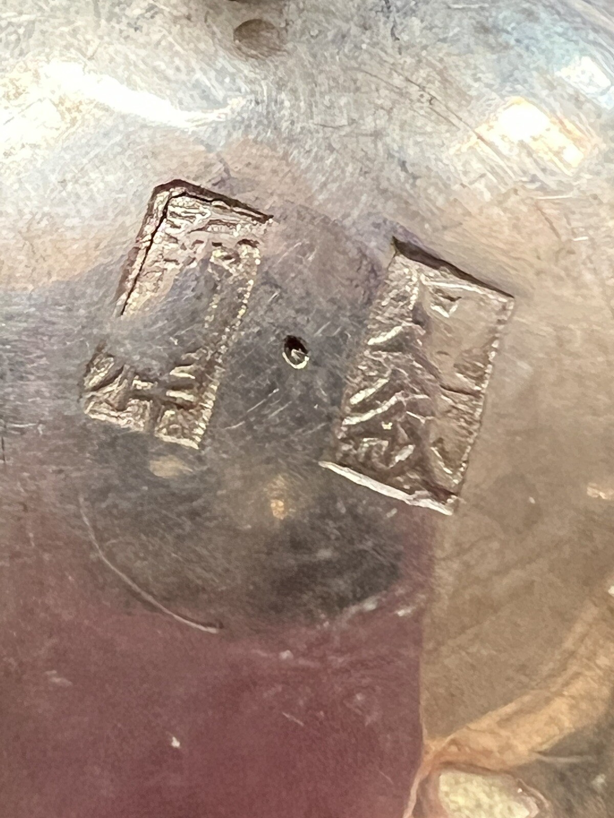 Antique Chinese Sterling Silver Dragon Salt Cellar Bowl VERY OLD GOOD CONDITION