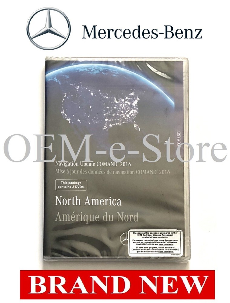 2011 2012 2013 2014 Mercedes SLS AMG GT COMAND Navigation DVD Map 2016 Update OE