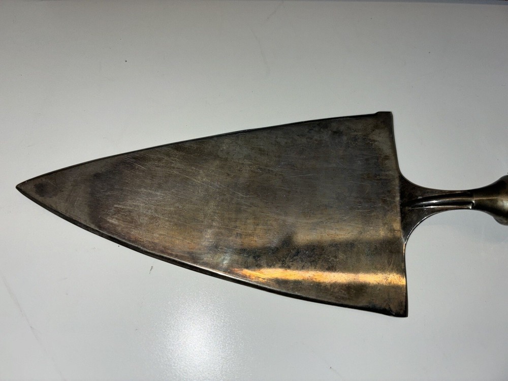 Vnt Mikasa Starshine Silver & Crystal Pie Server Cake Server/unmarked spoon