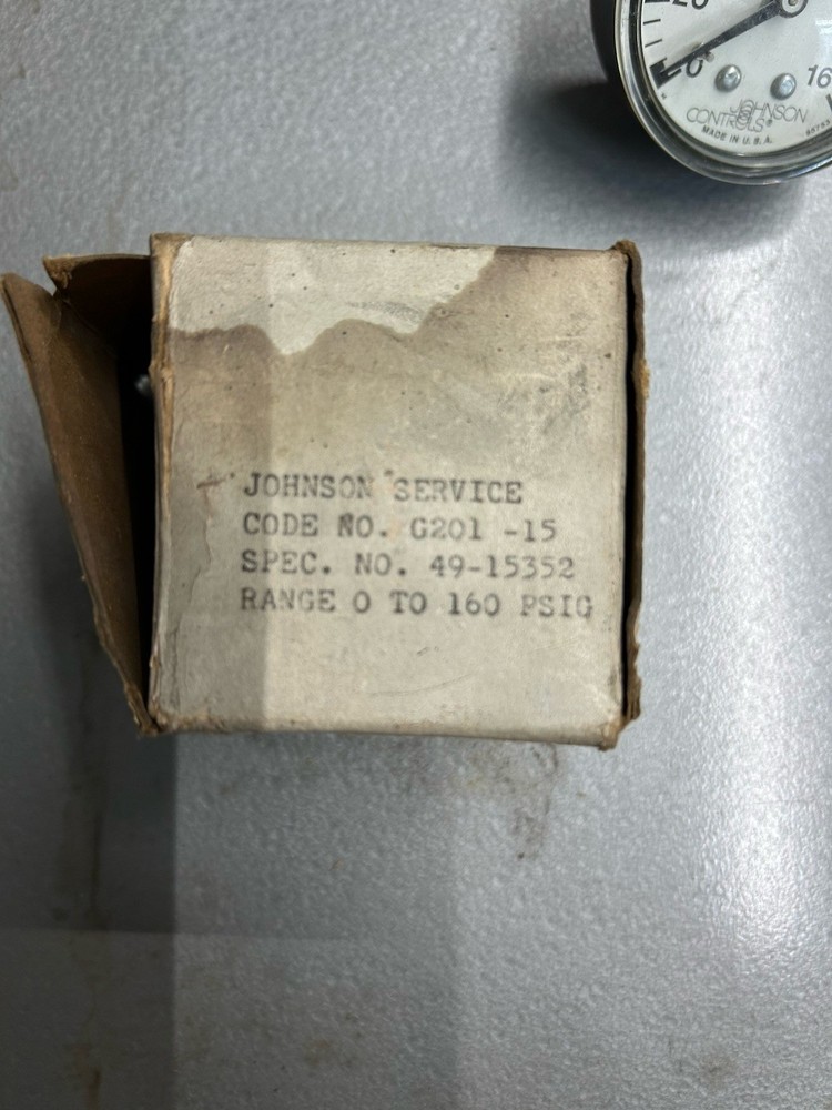 Johnson Controls Pressure guage G201-15