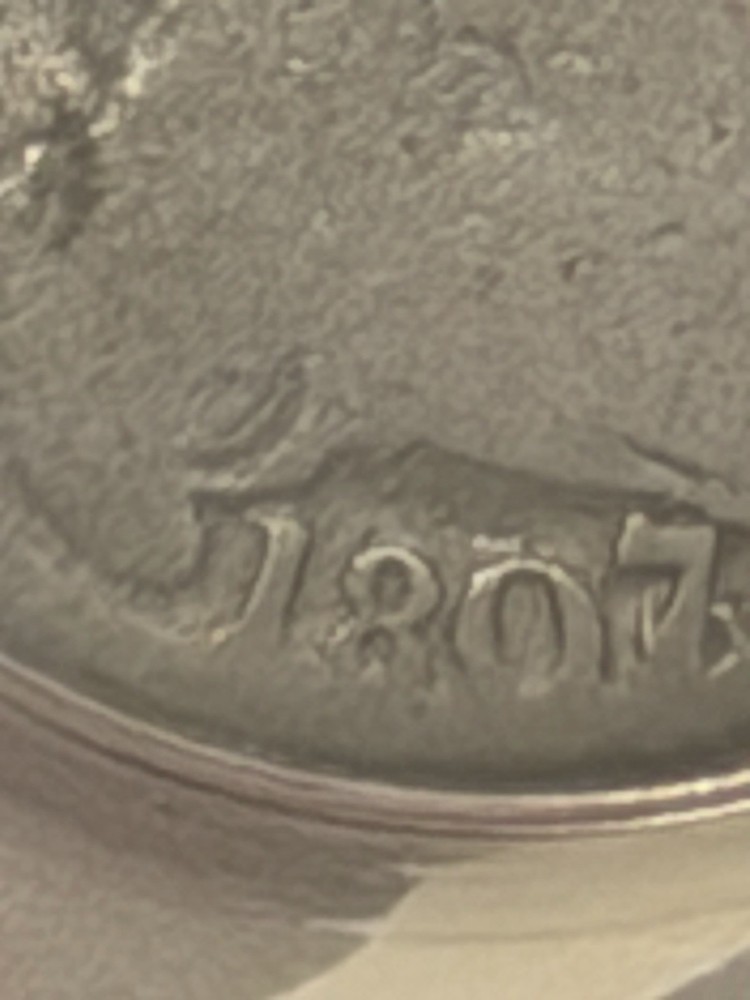 1807/7 One Cent, Large 7, S-273 Draped Bust AG3 Extremely Rare Collectors Coin