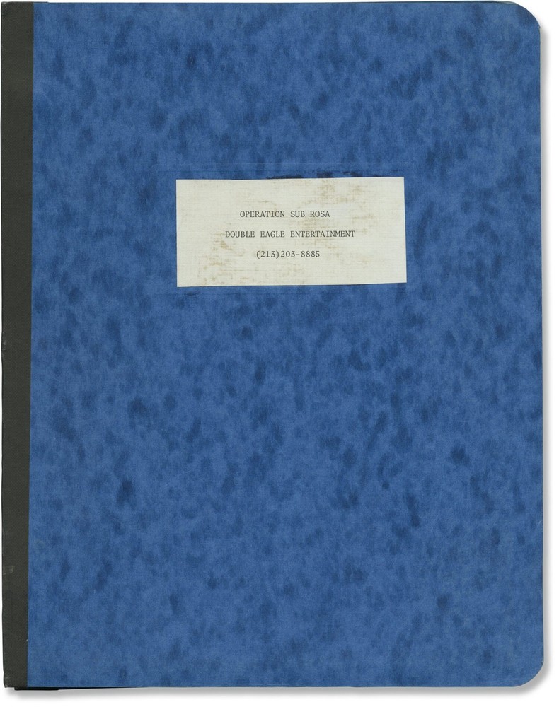 Aaron Norris OPERATION SUB ROSA Original screenplay for an unproduced #153832