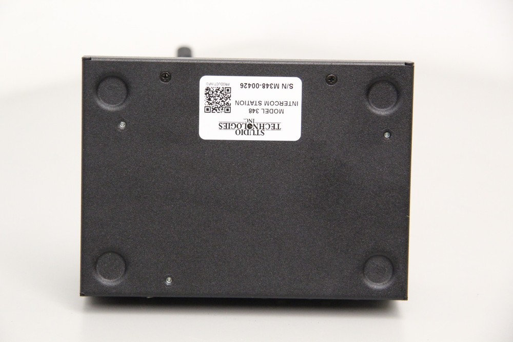 Studio Technologies Dante Model 348 Intercom Station With GME-3-12 Microphone