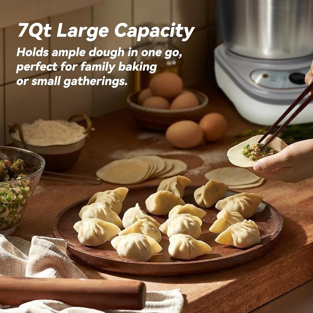 7.4Qt Automatic Dough Maker with Fermentation Function - Perfect for Homemade...