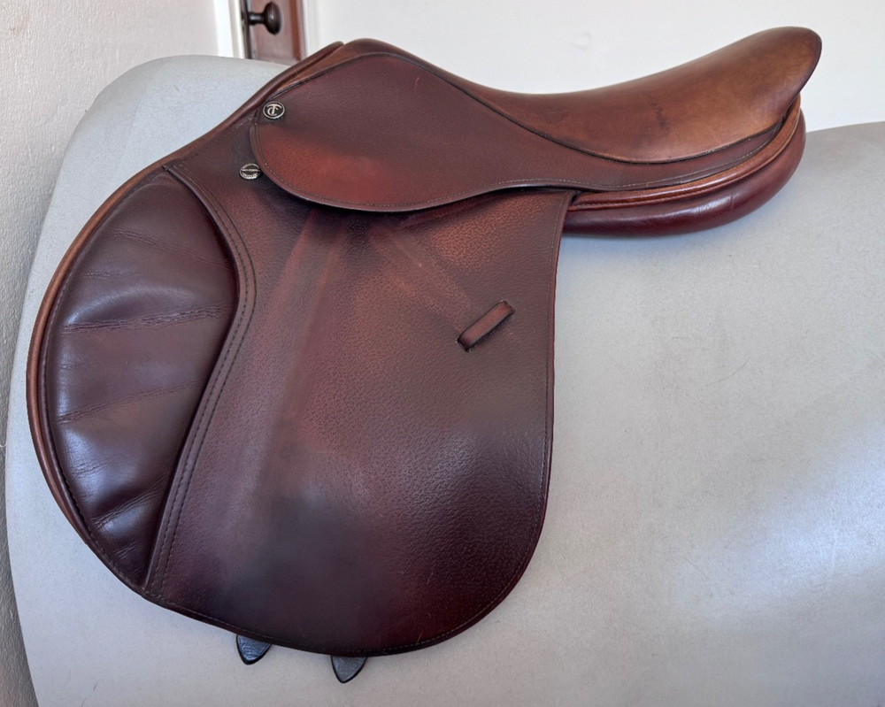 17.5" Tad Coffin A5G Performance Saddle - Grain / Calf - Gorgeous!