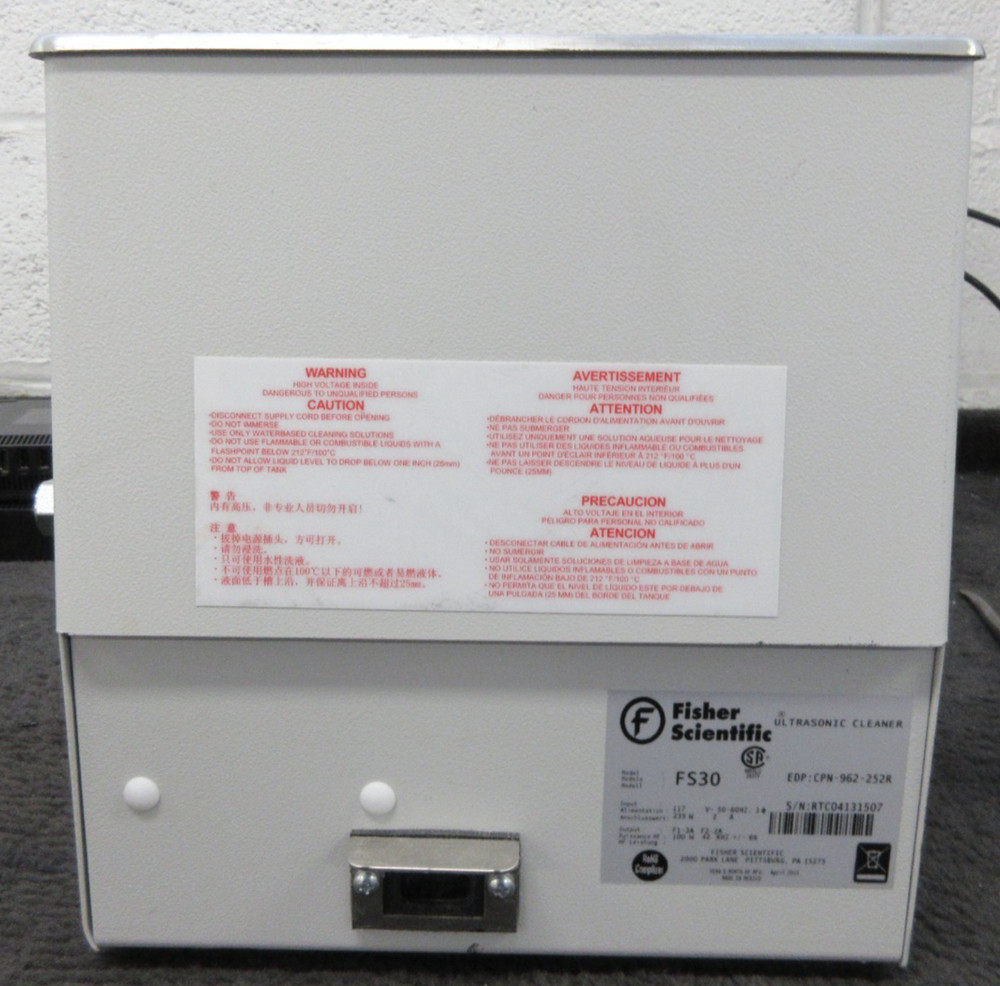Fisher Scientific FS30 Ultrasonic Cleaner Bath
