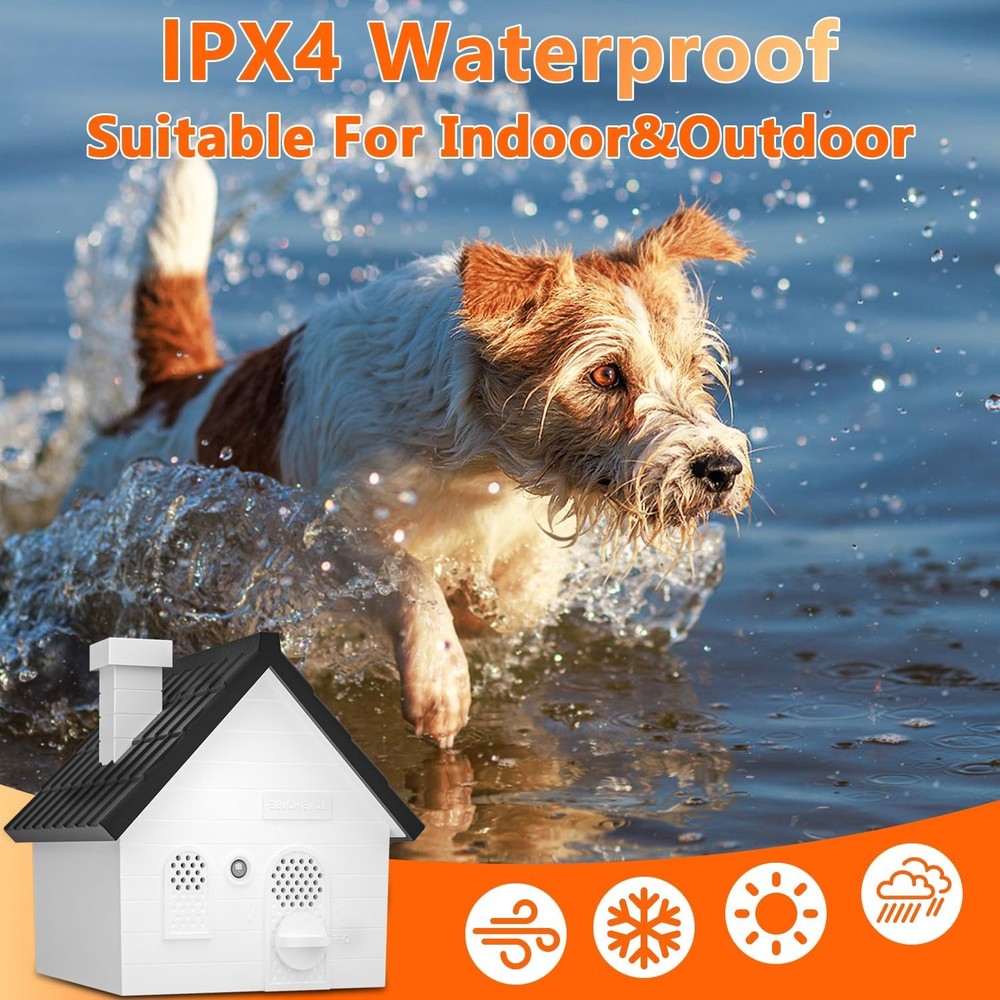 Anti Bark Device Dog Deterrent Weatherproof 50ft Range