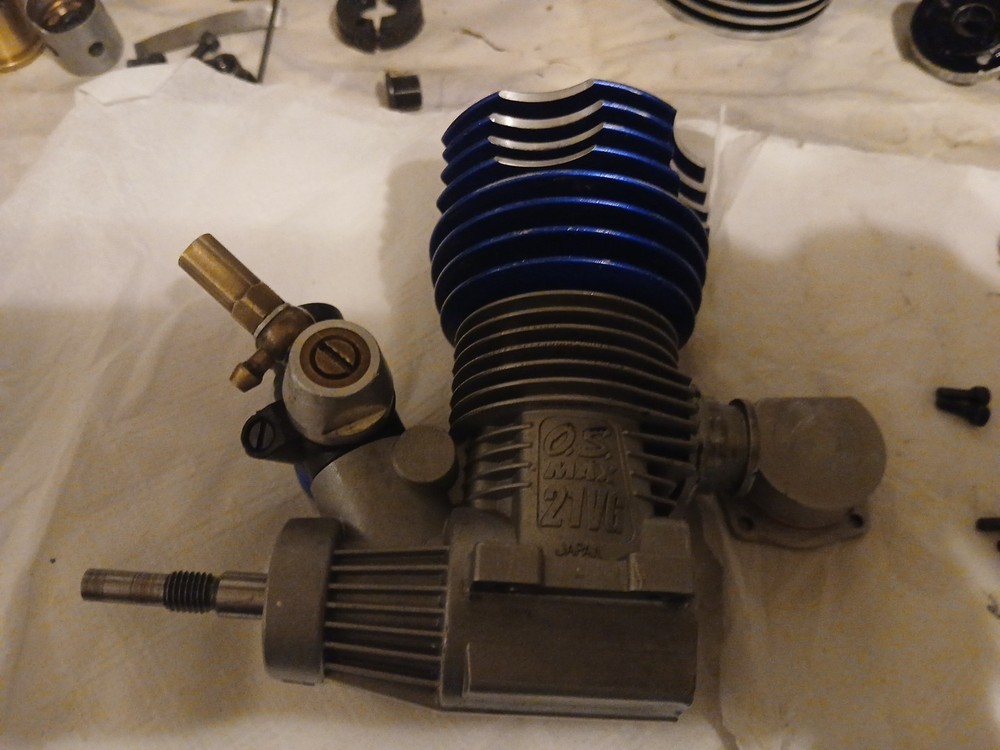 O.S. .21 VG Parts Engine