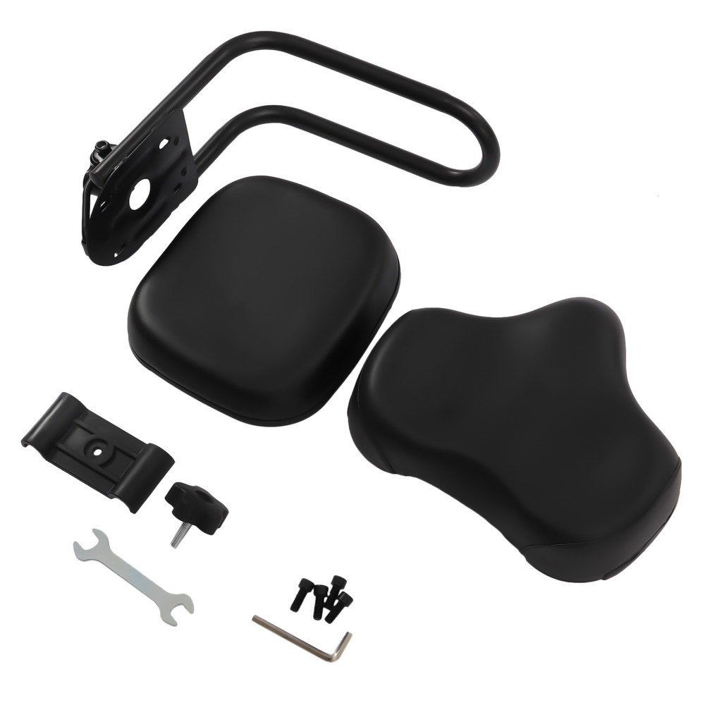Tricycle Bike Bicycle Saddle Seat Pad With Back Rest Adjustable Back Height