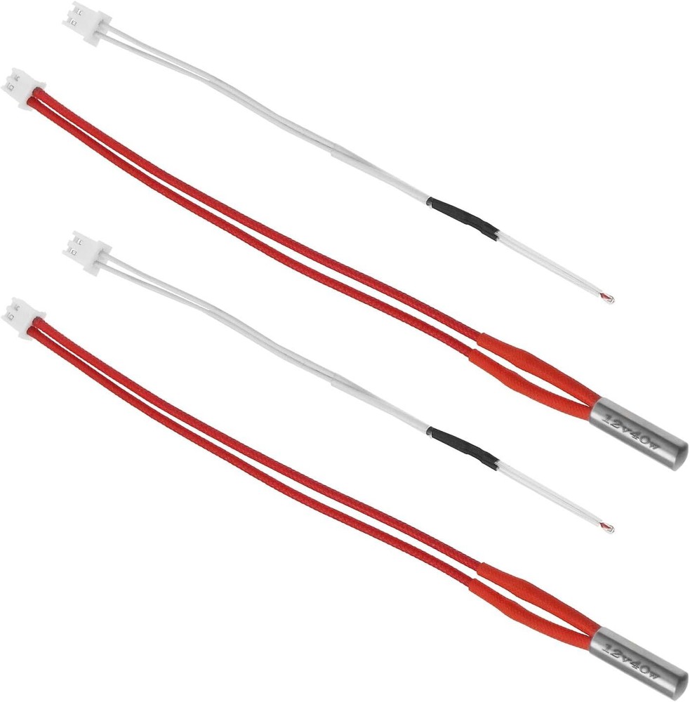 4PCS Heating Rod Thermistor Set 3D Printer Hotend Temperature Sensor Kit