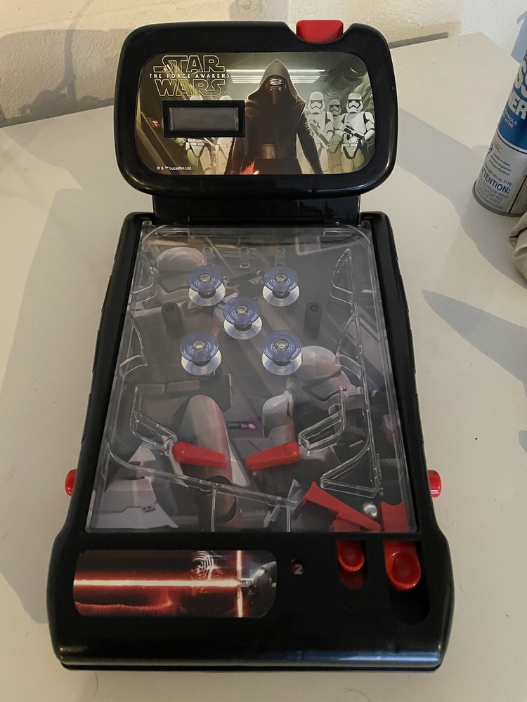 2009 Star Wars The Force Awakens Tabletop Electronic Pinball Machine Game