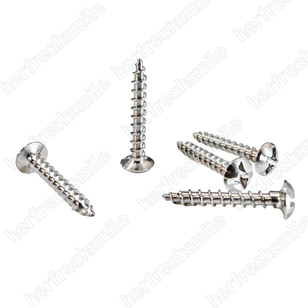 11Pcs Dental Full Threaded Screw Fixation Titanium GBR Screws Cross Driver