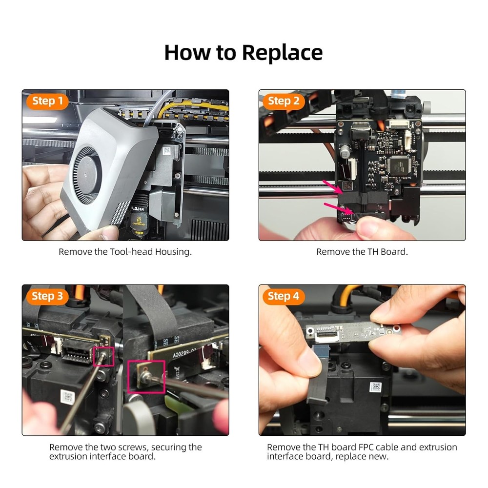 Extruder Connection Board Repair Part For Bambu Lab P2S 3D Printer