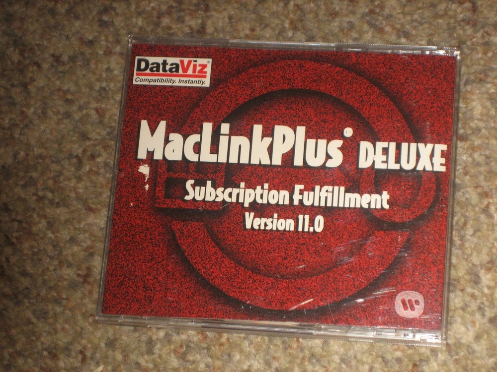 MacLink Plus Deluxe 11.0 for Macintosh and Power Macintosh CDROM Media