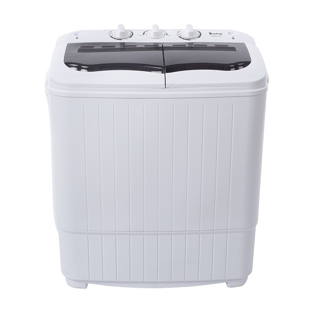 【same code：05164613】Twin Tub Washer XPB35-188S 14.3(7.7+6.6)lbs Gray Drain Pump