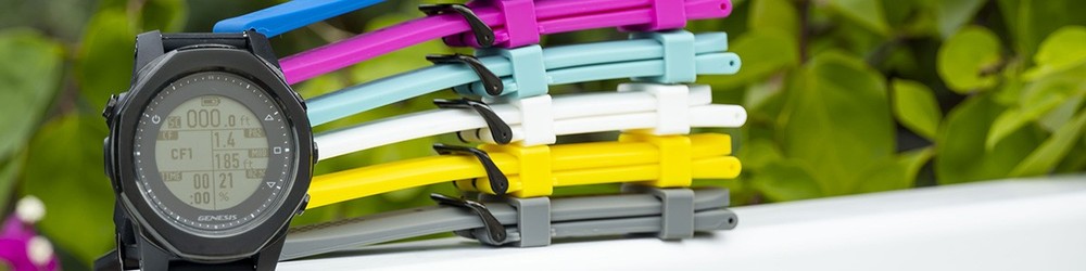 Genesis Centauri White Wristband - Dive Computer Accessories (GWC-WB-WH)