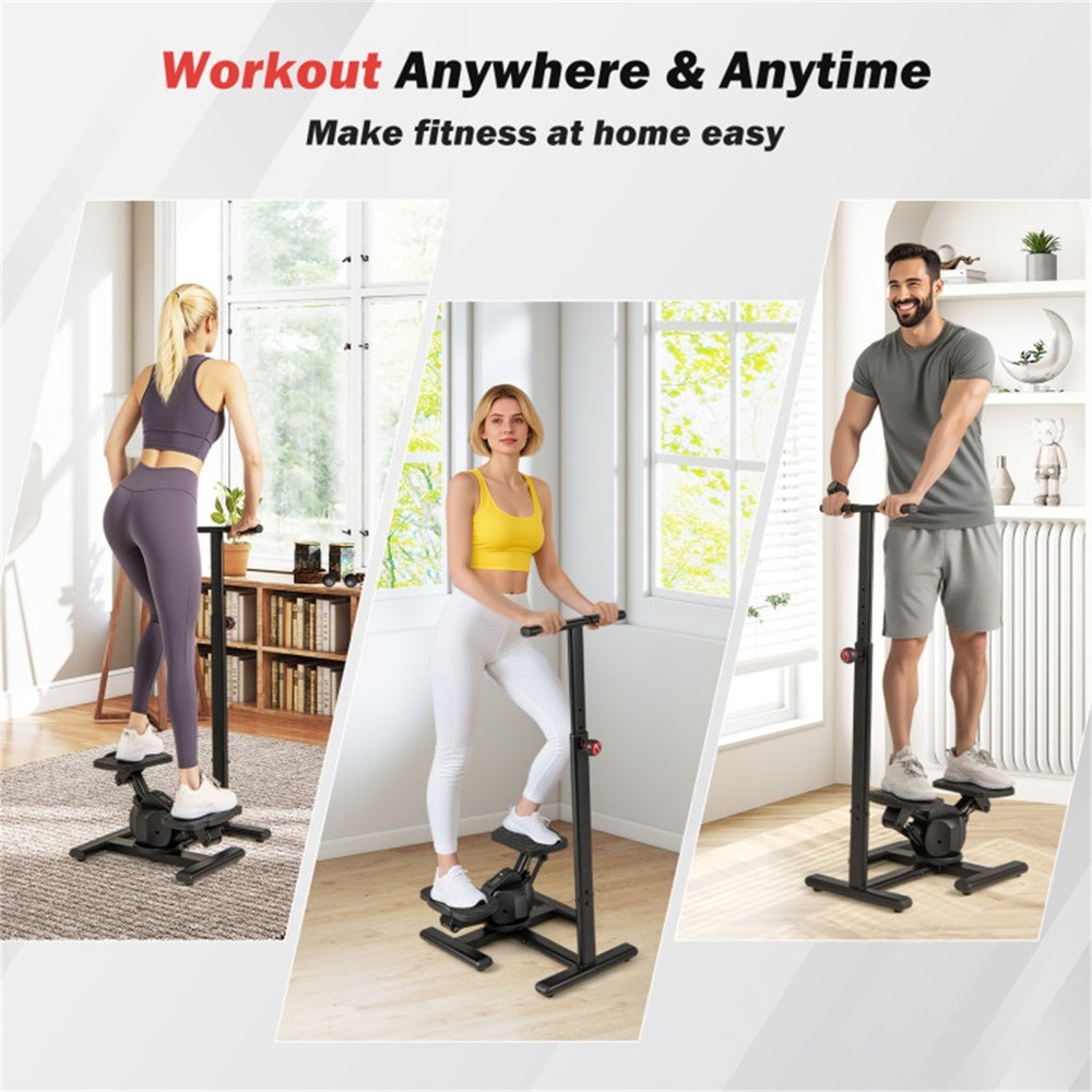 Multi-Functional Exercise Stepper - Step+Twist Design, 300lbs Capacity, Non-Slip