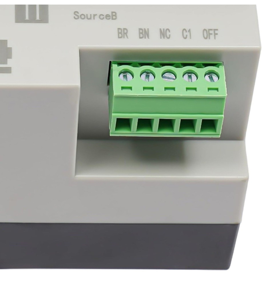 Automatic Transfer Switch 2P 100A 110V Grid to AC Generator Dual Power Control