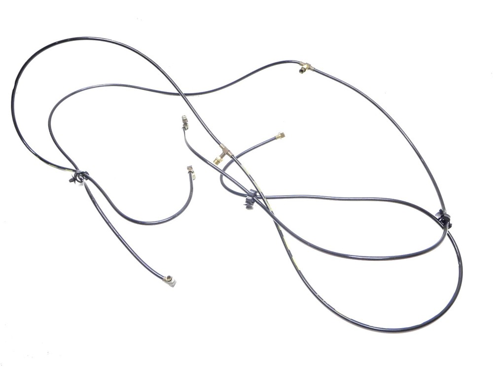 Convertible Top Hydraulic Cylinder Left Right Line Hose Set for 94-98 Mustang