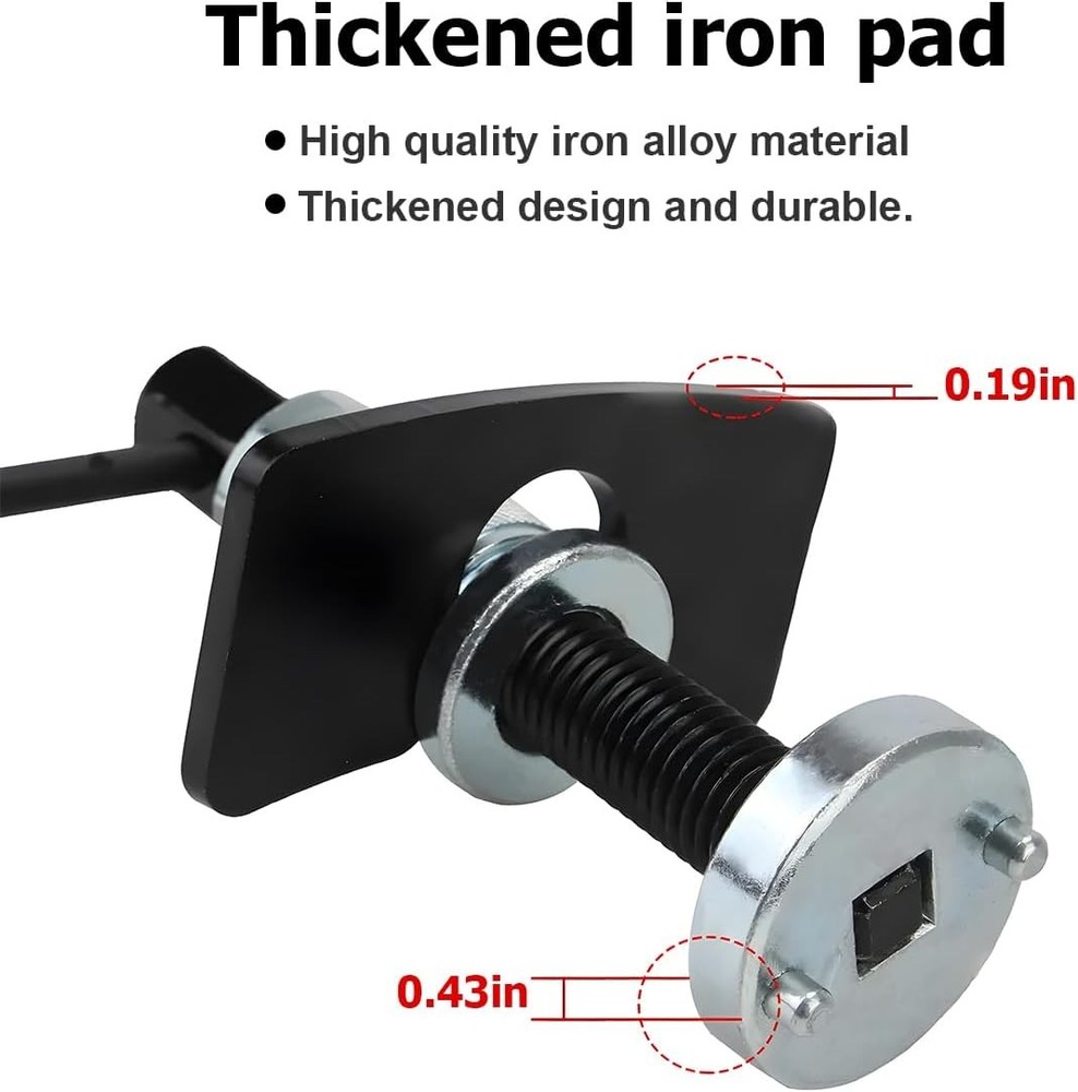 Automotive Brake Piston Rewind Tool, 3 pcs/setCaliper Piston Rewind Tool