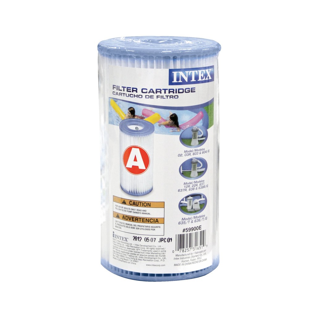 Intex Prism Frame Above Ground 18' x 48" Pool Set w/ 6 Replacement Filters