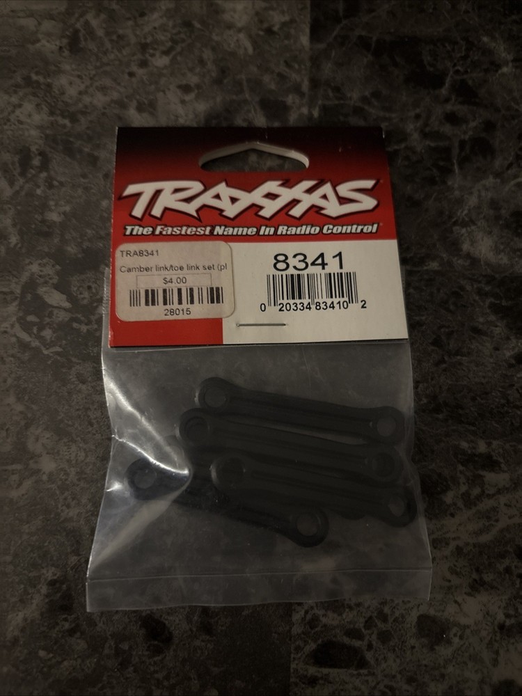 (B2) Traxxas 8341 - Camber Link, Toe Link Set, Non-Adjustable, Front & Rear